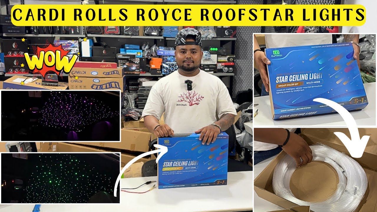 Cardi Roofstar Light for all cars😍|Full Details✅|Djs Automotive