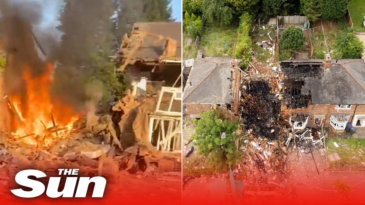 Birmingham explosion – Woman found dead after fireball blast flattens house in Kingstanding