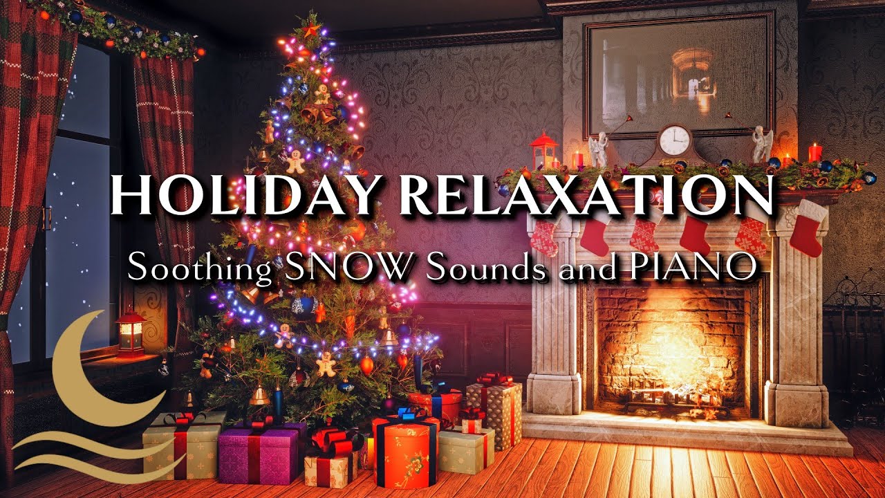 Christmas Snowfall Ambience with Soft Piano &bull; Cozy Winter Music for Sleep & Relaxation | Sleep Alma