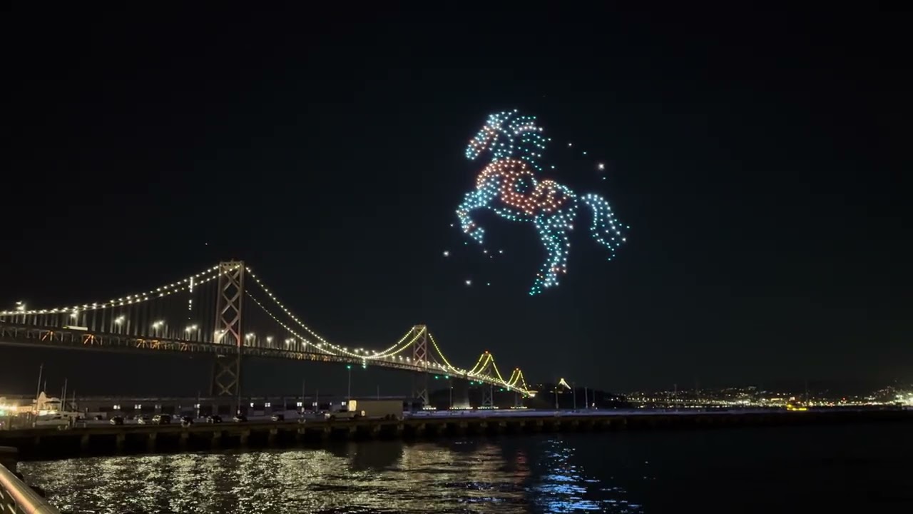 2026 San Francisco CNY drone show ￼