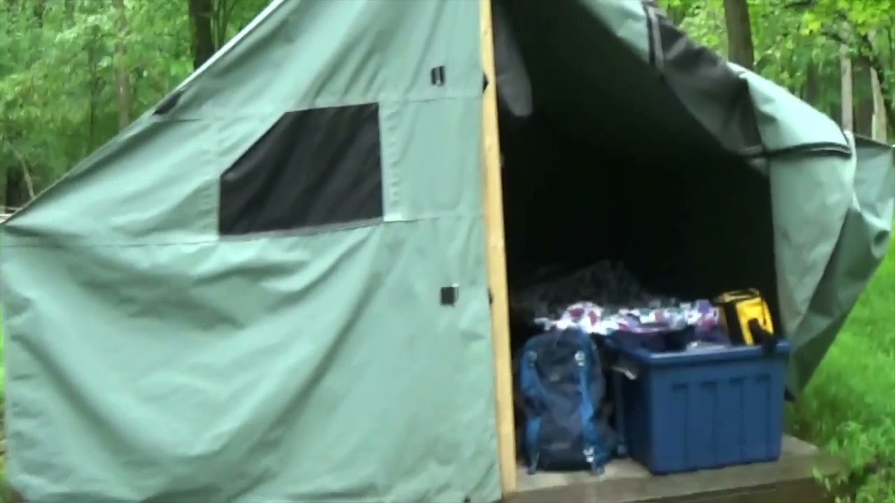 Scout Camp Tent Tour