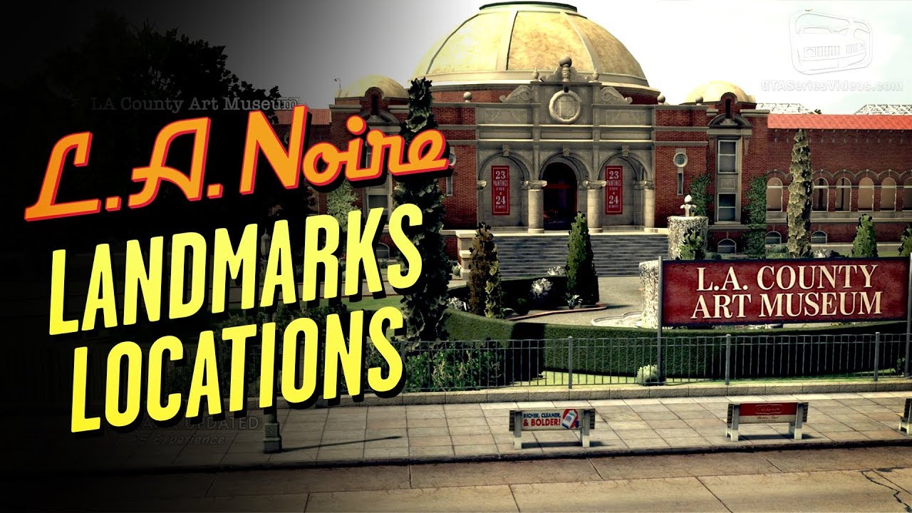 LA Noire Remaster - Landmarks Locations [Star Map Trophy / Achievement]
