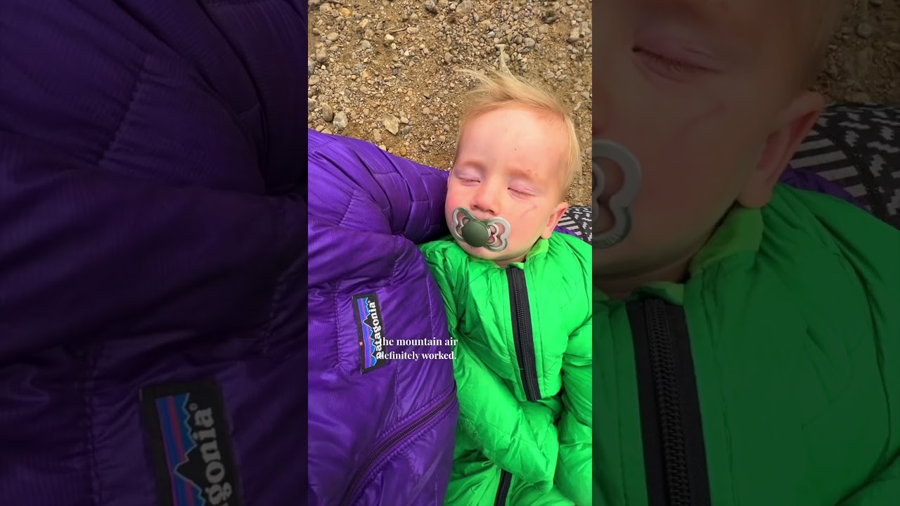 Backpacking with a baby #backpacking #baby #backpacker #backpackinglife