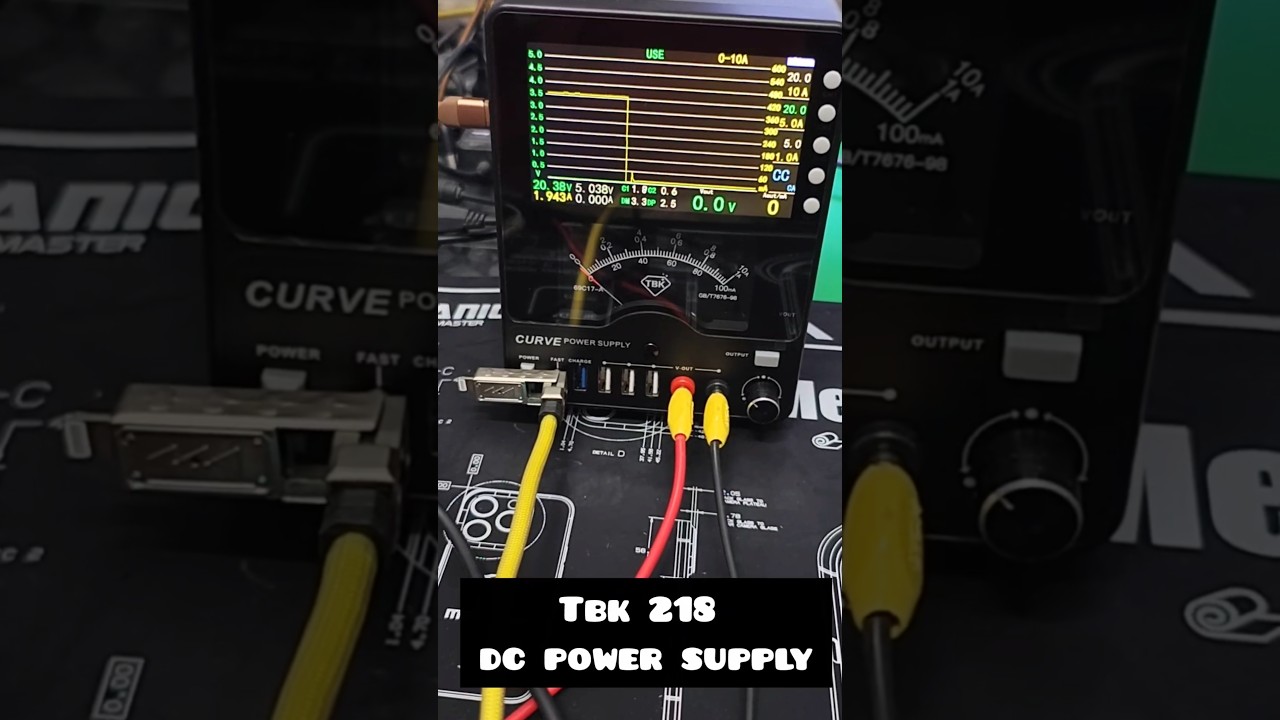 🔥 TBK 218 DC Power Supply 10A | 20V Type-C Charging + PC Interface | Best Tool for Laptop Repair 🔧💻