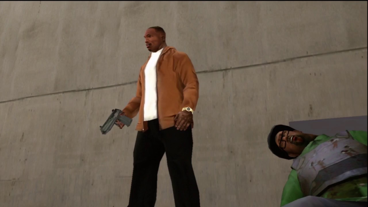 Big Smoke's Final Cutscene but CJ's Outfit Changes Every Second