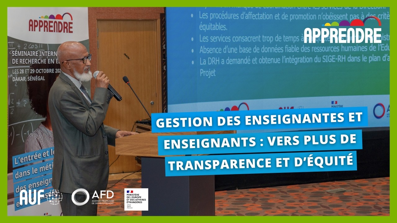 Mauritanie I Gestion des enseignantes et enseignants : vers plus de transparence et d’équité