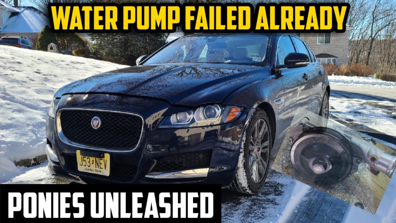 Замена водяного насоса на моем двигателе Jaguar XF 3.0l с турбонаддувом
