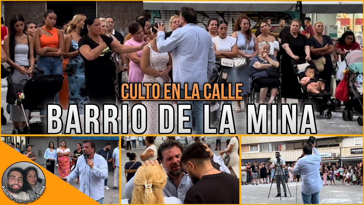 CULTO EN LA CALLE | Perico de Barcelona | Evangelizando Barrio de La Mina | 19/08/2024