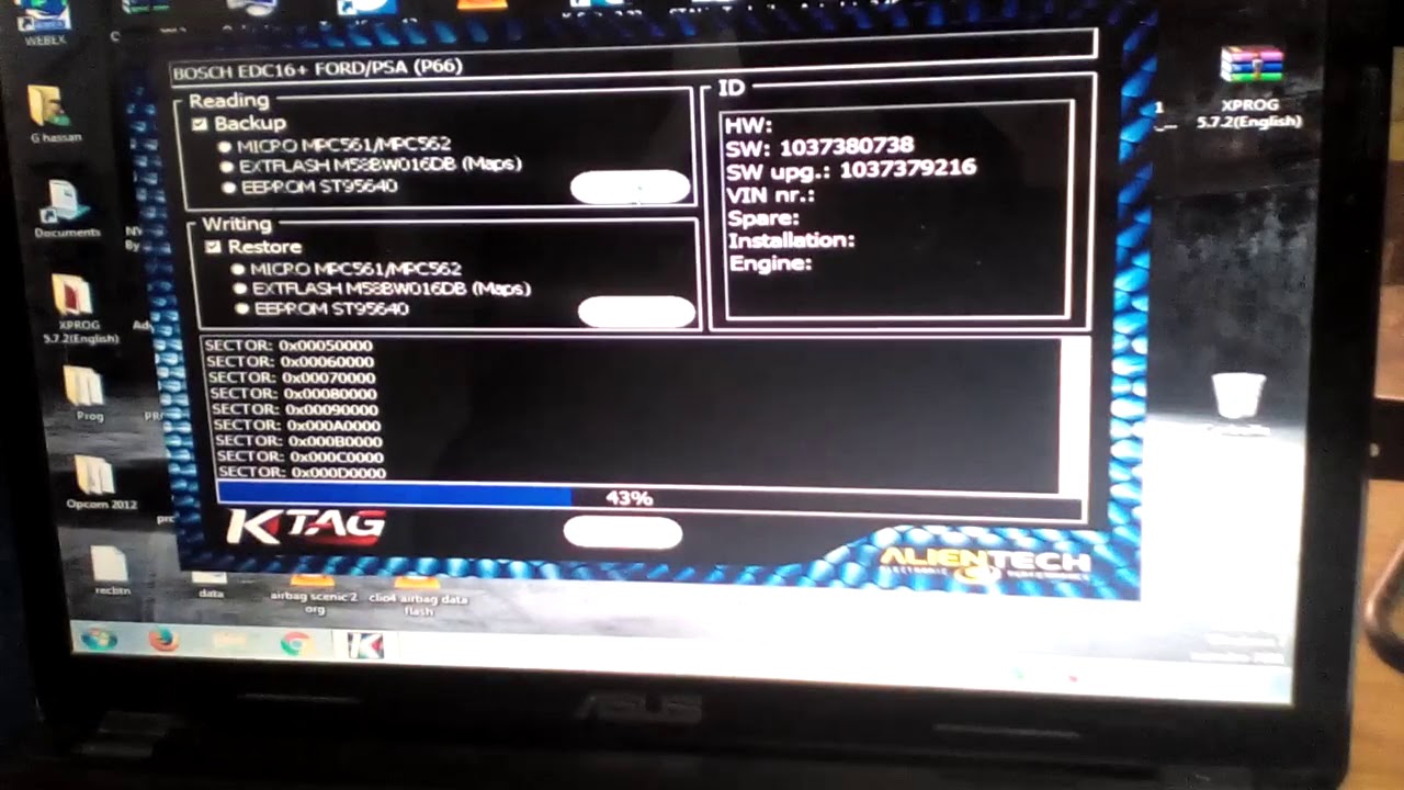 كيف تقرا edc16c34 بستعمال جهاز katag