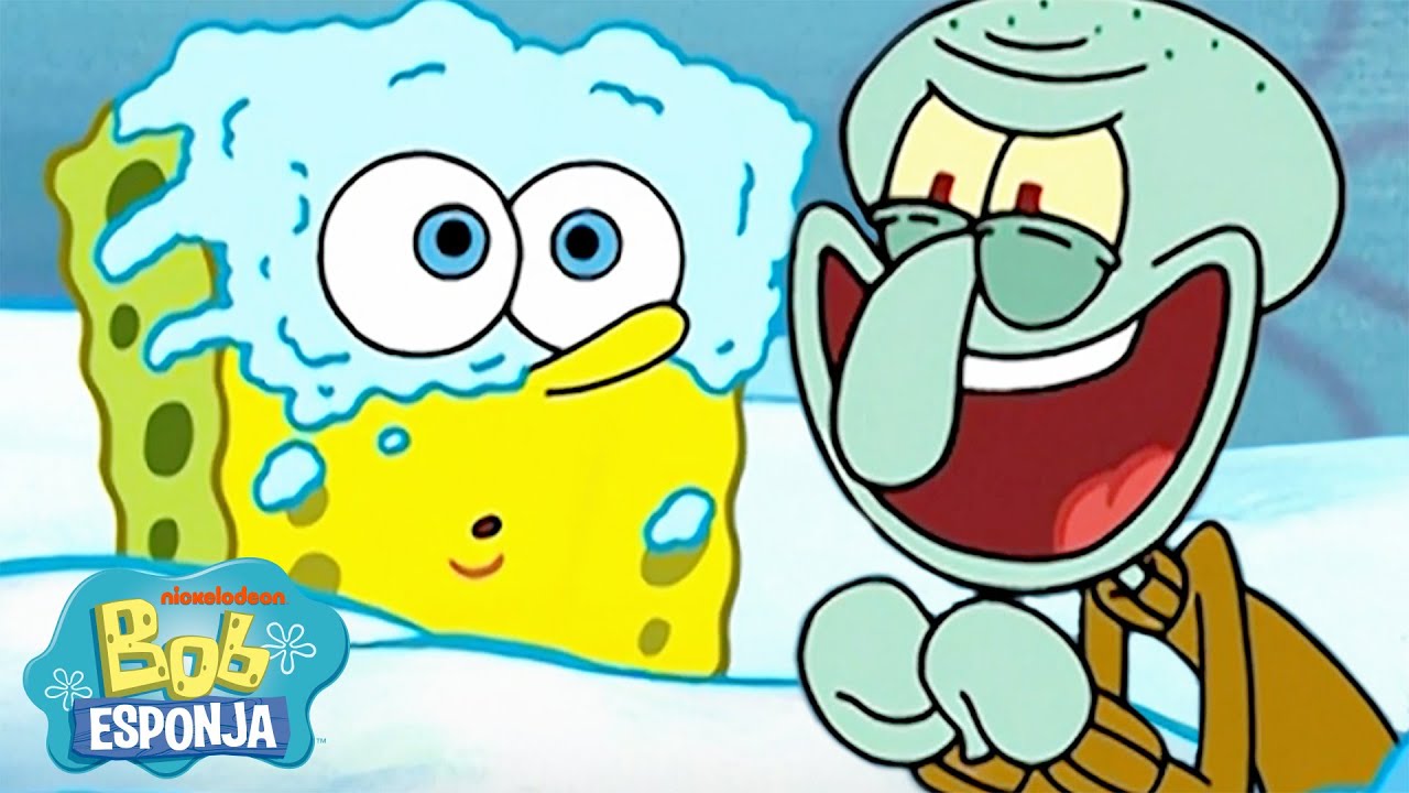 Bob Esponja | As AVENTURAS MAIS CONGELANTES de Bob Esponja! | Português