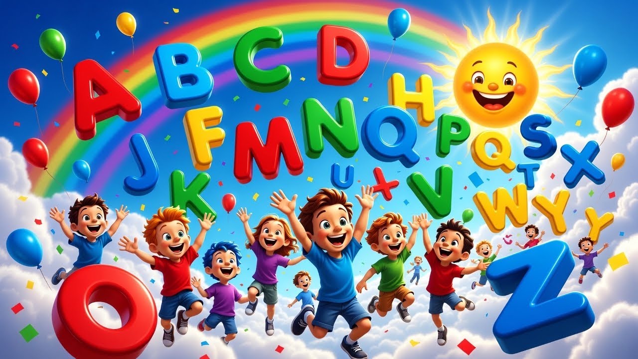 ABC Alphabet Song for Kids | A to Z Fun Learning 3D Cartoon Rhymes | Nursery Kids Video” #cartoon 