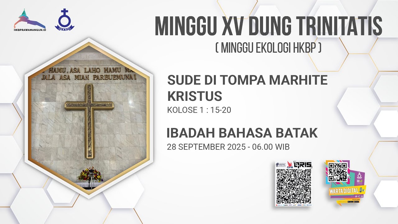 IBADAH BAHASA BATAK 06.00 - 28 SEPTEMBER 2025