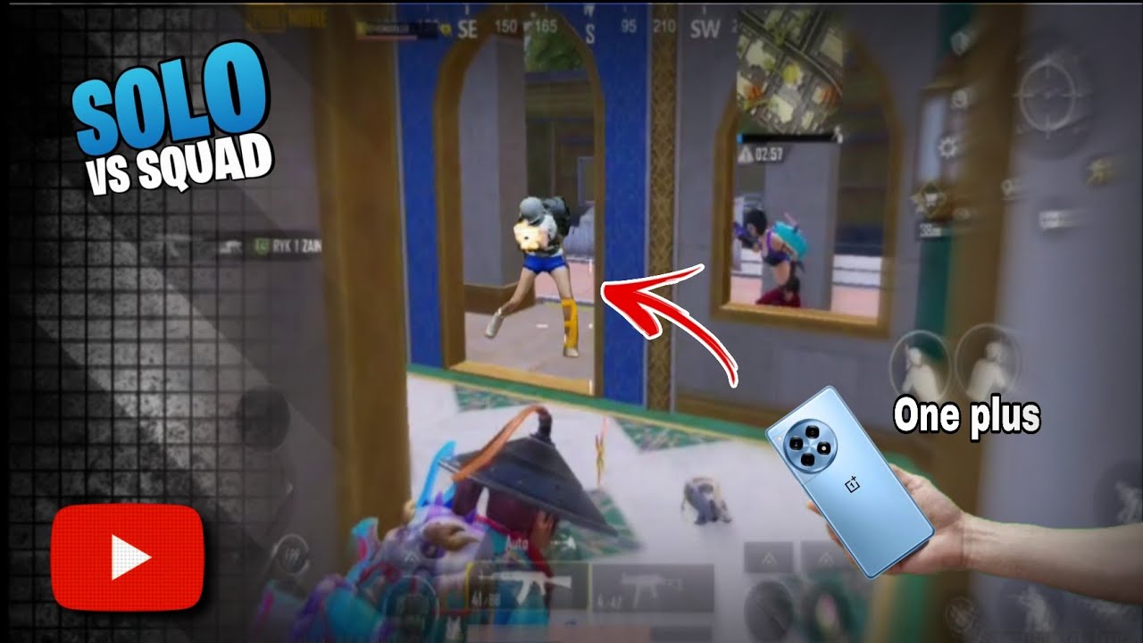 4.2 UPDATE Solo Vs Squad PUBG MOBILE ONE PLUS 9 Smooth Game Play 90FPS 🔥