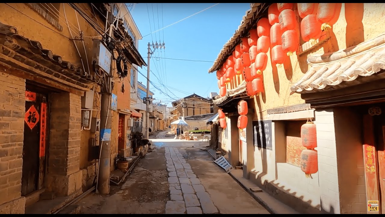 Walking tour Exploring a Remote Typical Historical Chinese Village | Rural China【4K】 | china village