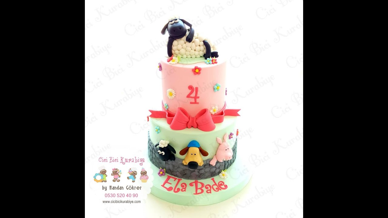 Shaun The Sheep Cake Tutorial