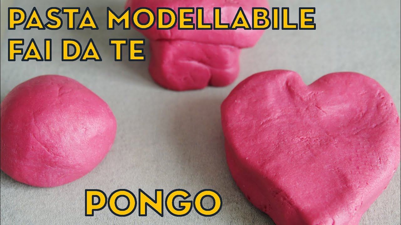 Pasta modellabile (pongo) fatto in casa. Attività da fare con i bambini.