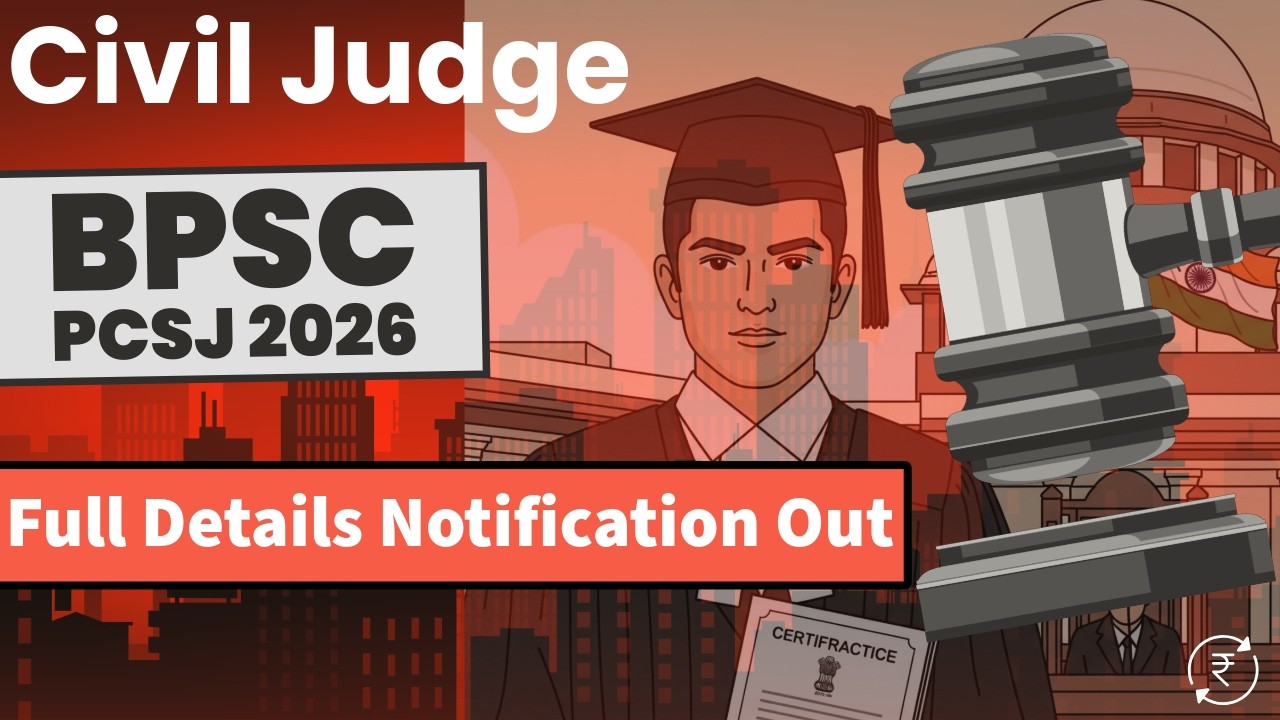 33 Civil Judge Notification 2026 | BPSC Civil Judge 173 Vacancy | Syllabus | Eligibility | Salary