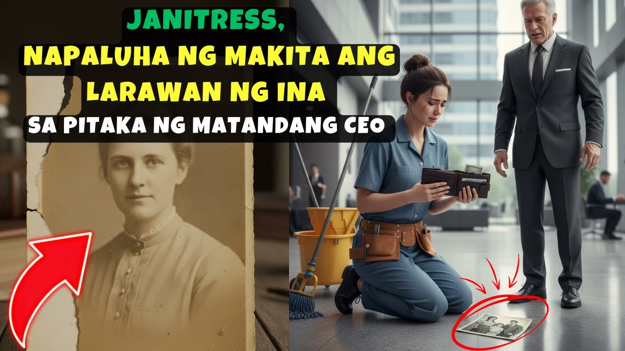 JANITRESS,NAPALUHA NG MAKITA ANG LARAWAN NG NASA PITAKA NG MATANDANG CEO