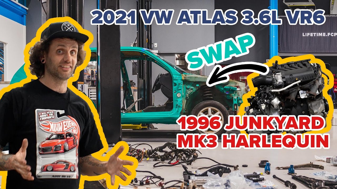 World’s First! - 3.6L Atlas Motor In A Mk3 Harlequin - FCP Euro/Jamie Orr SEMA Build Part 1/3