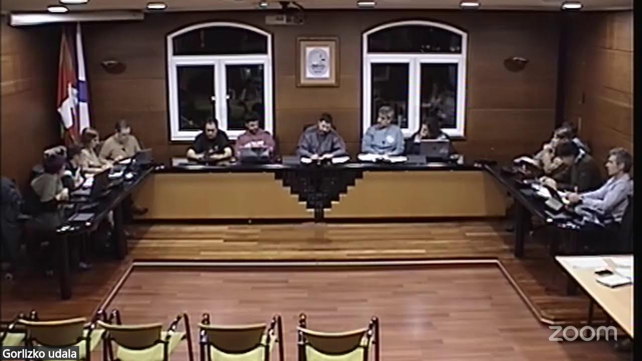 Reuni&oacute;n de Zoom de Gorlizko udala