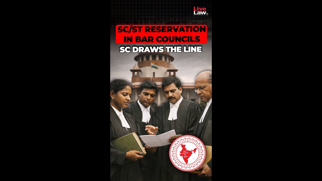 SC/ST Reservation in Bar Councils: Supreme Court Draws the Line