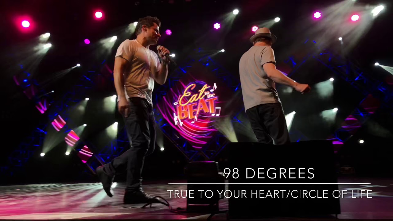 98 Degrees - True to your Heart/Circle of Life