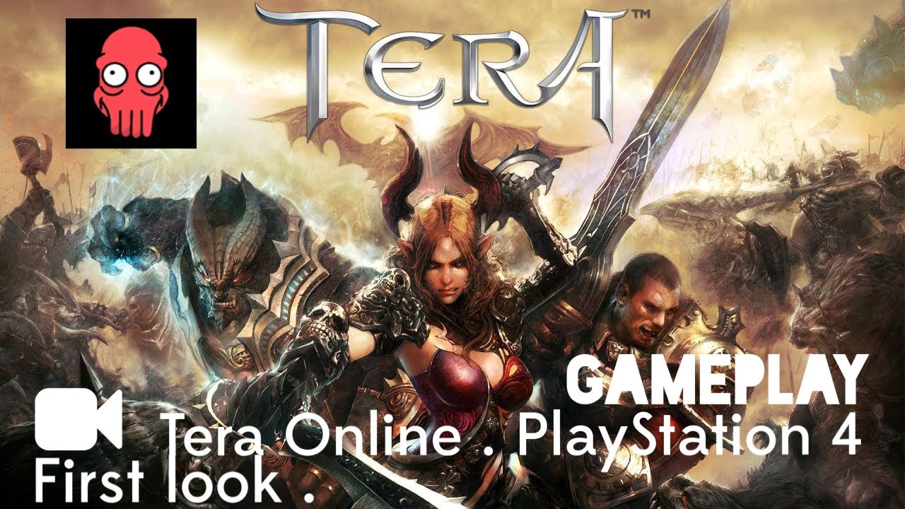 Tera Online | PlayStation 4 | 10lvl Dungeon  Gameplay | Первый взгляд на игру