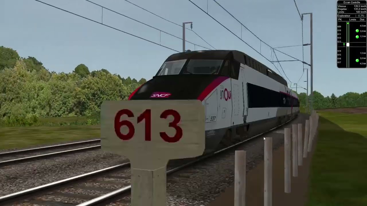 TGV reseaux ligne Breste Renne Open Rails