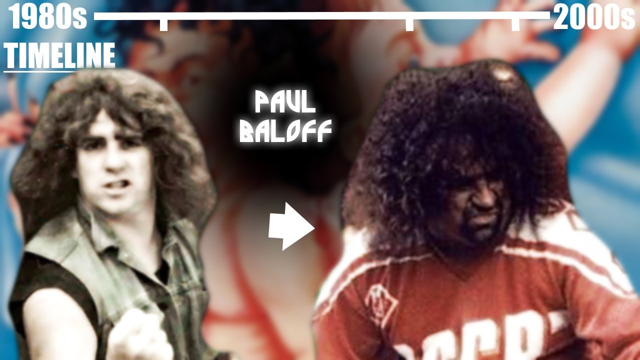 PAUL BALOFF - Through The Years (Timeline/Transformation)