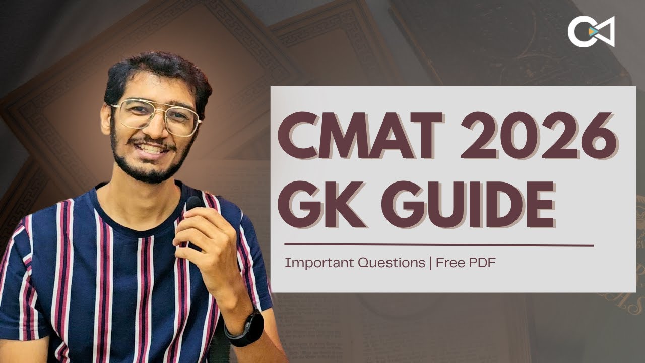 CMAT 2026 GK Guide | Important Topics You MUST Study