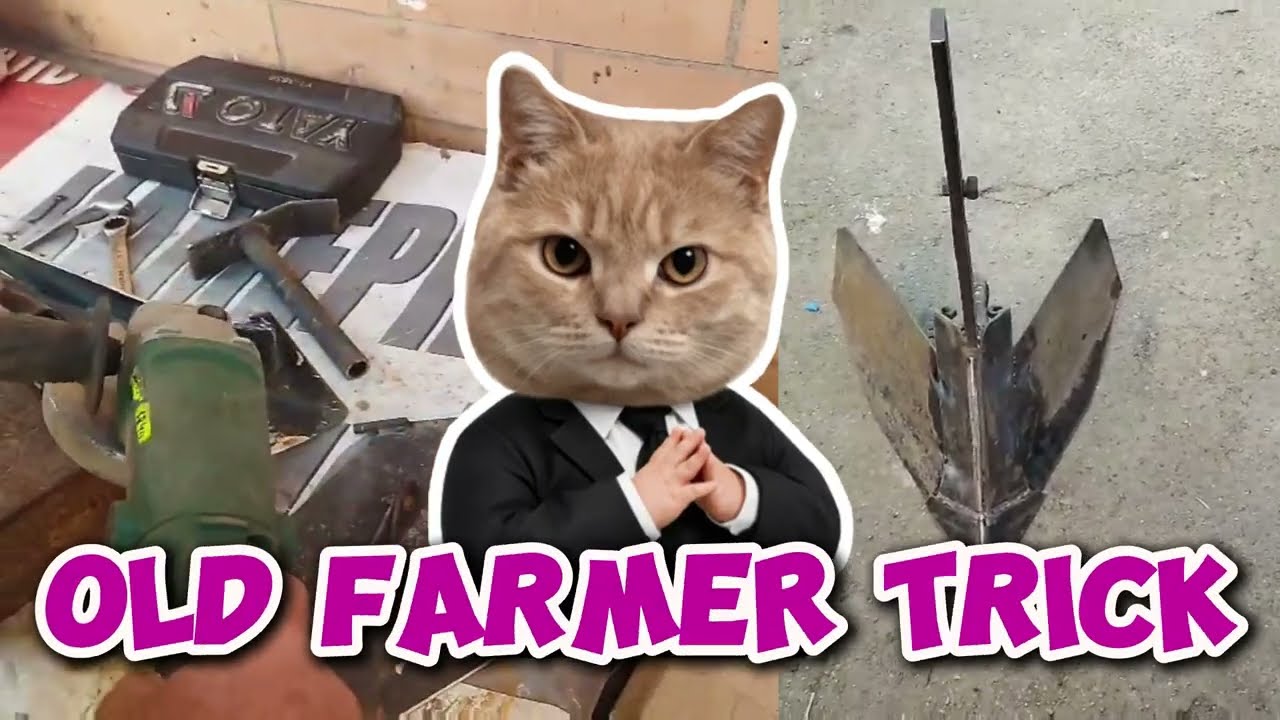 Simple DIY Plow for a Mini Tractor