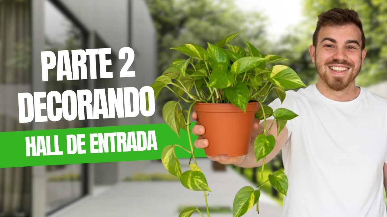 ANTES e DEPOIS: Parte 2 DECORANDO hall de ENTRADA | Gabriel Penteado