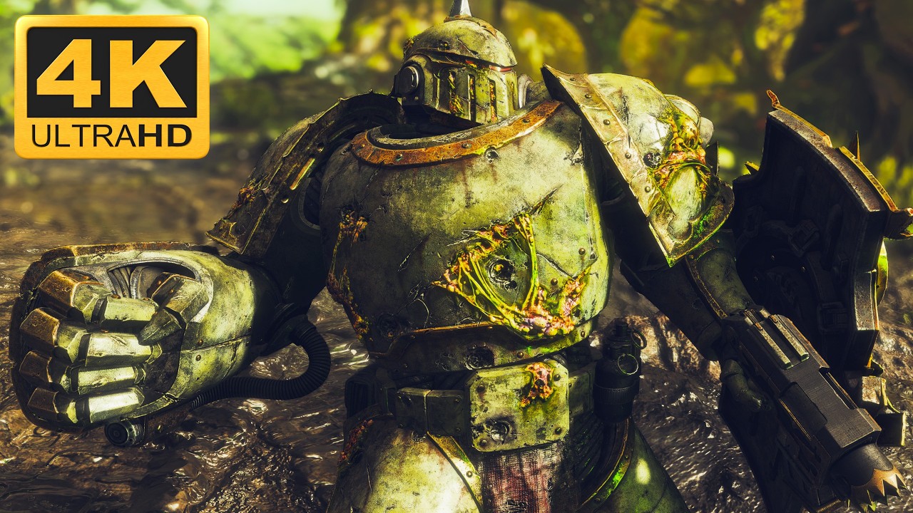 UNSTOPPABLE DEATH GUARD: Plague Marine vs Tyranid Swarm - Warhammer 40k: Space Marine 2 + Mods (4K)