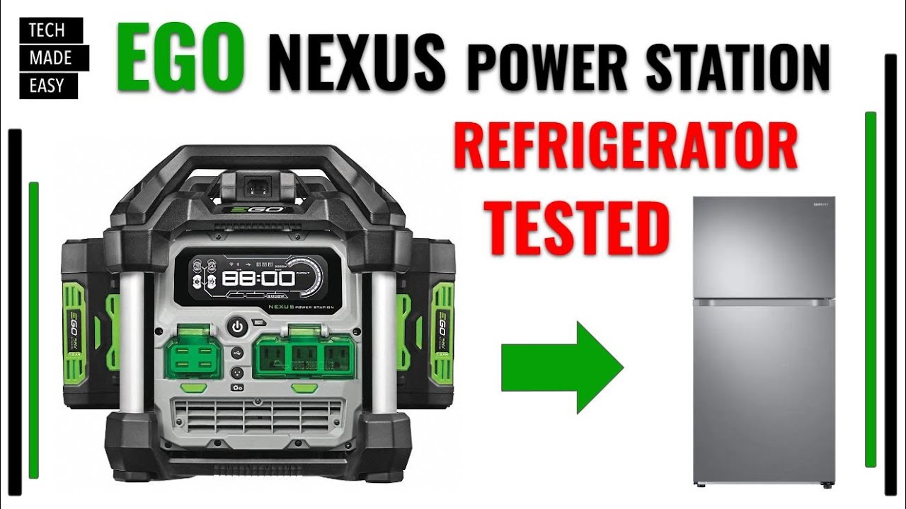 EGO NEXUS POWER STATION REFRIGERATOR TESTED
