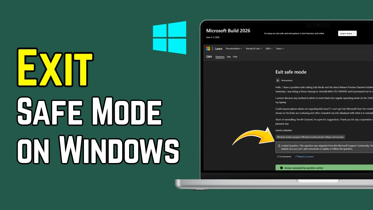 Windows 11 Safe Mode Not Turning Off? FIXED! (Exit Safe Mode Guide 2026)