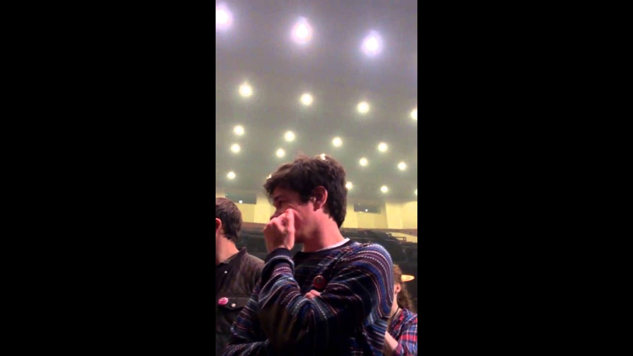 Nate Ruess of FUN. talking to fans about touring and stuff