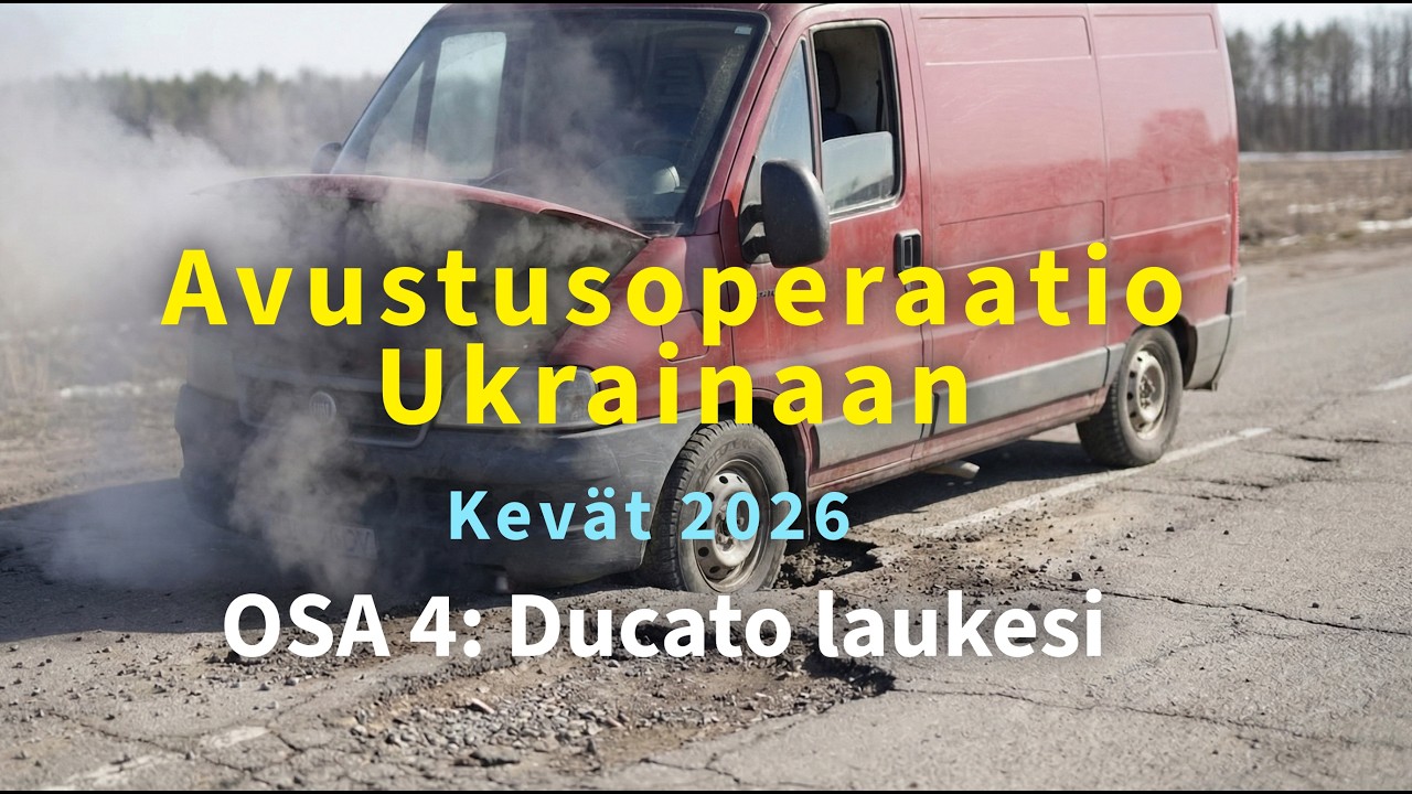 Ukrainan avustusoperaatio, kevät 2026 - osa 4: Ducato laukesi, mutta Harkovaan selvittiin