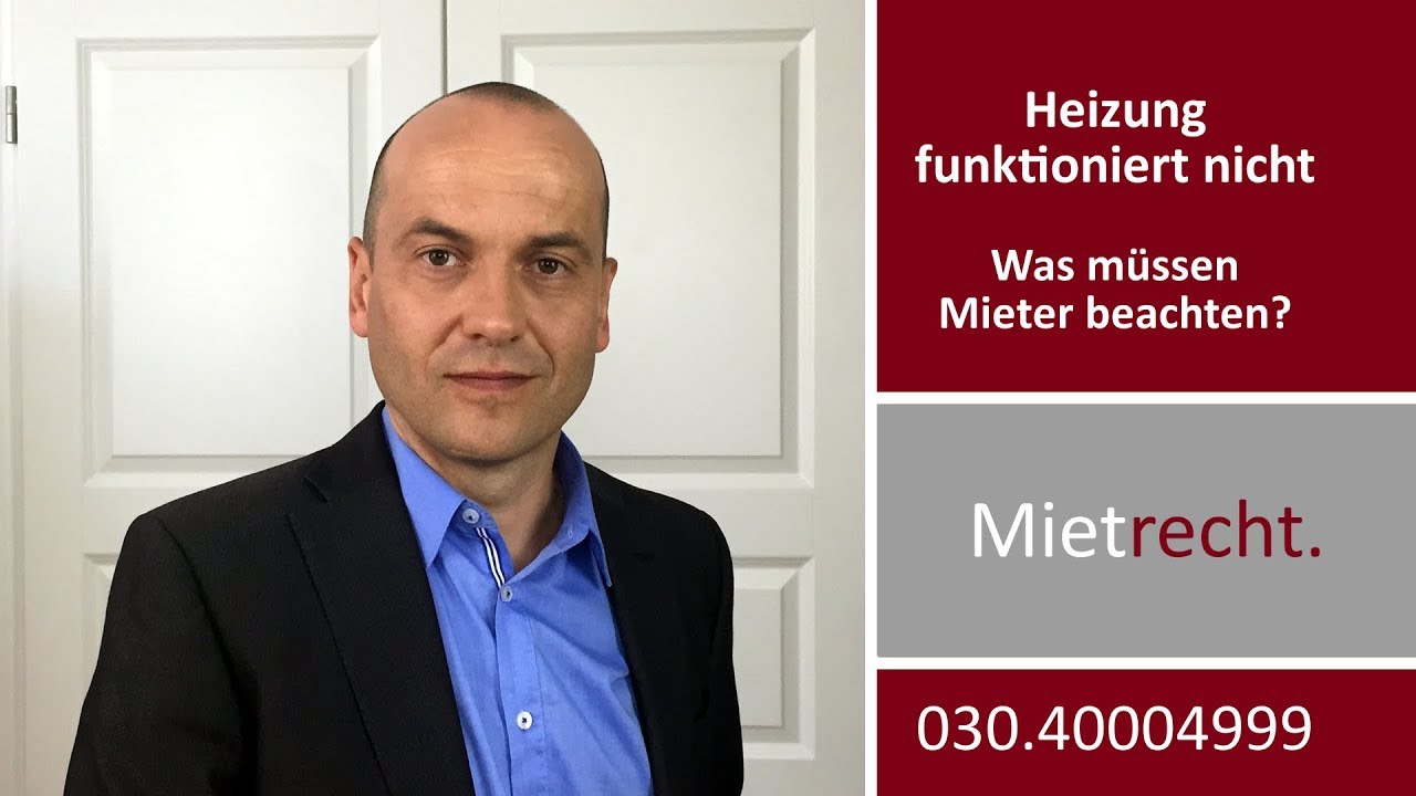 Heizung funktioniert nicht - Was müssen Mieter beachten? | Mietmangel