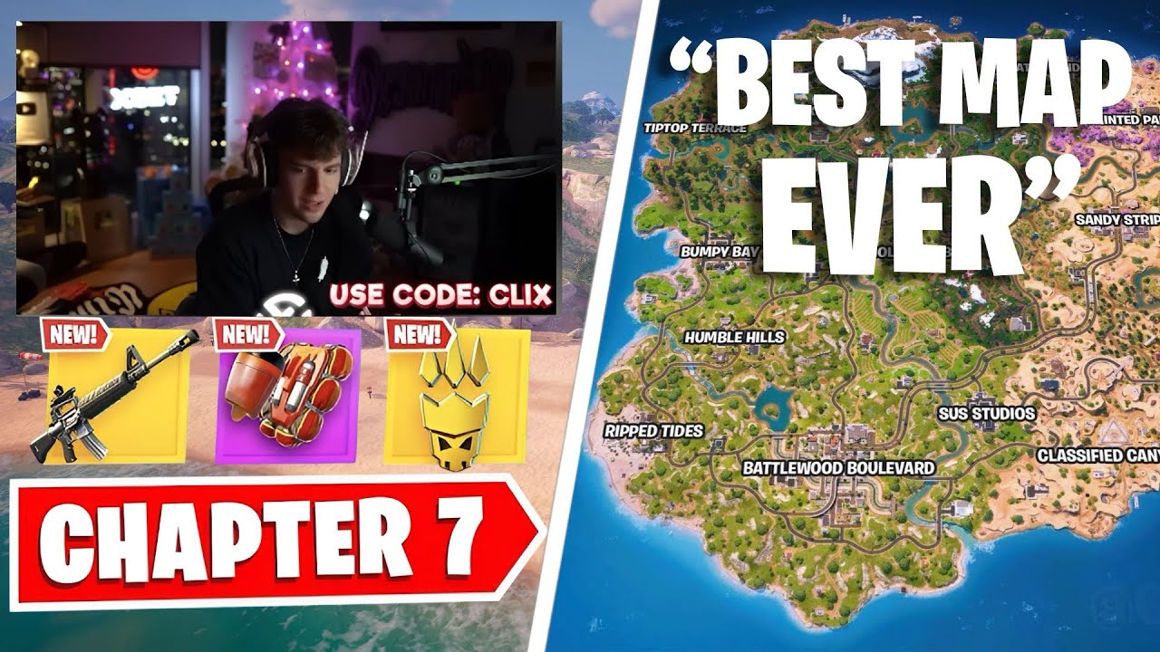 Fortnite CHAPTER 7 IS HERE! (NEW MAP, WEAPONS, GAMEPLAY)