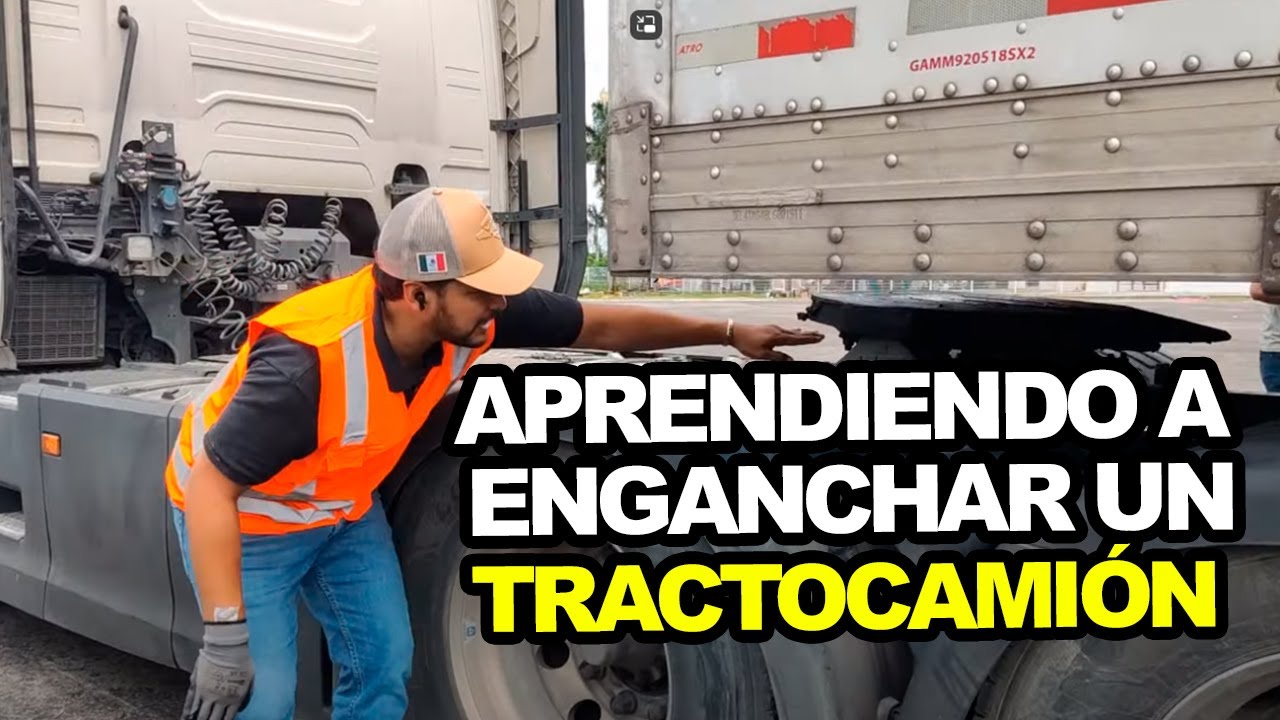 Aprende a acoplar o enganchar  un tractocamion Scania R450 PARTE 6