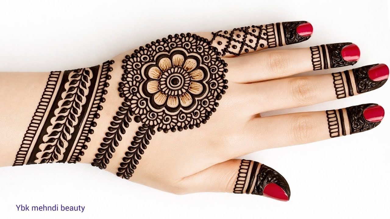 New beautiful stylish backhand mehndi design simple mehndi design|easy mehandi design|henna design 