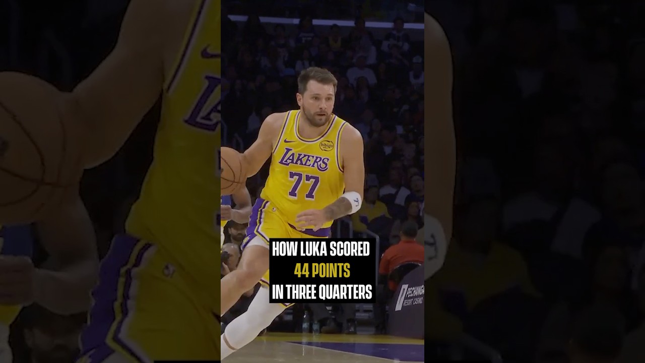 Luka Dropped 44 in ONLY 3 Quarters | How?! #lakers #lukadoncic