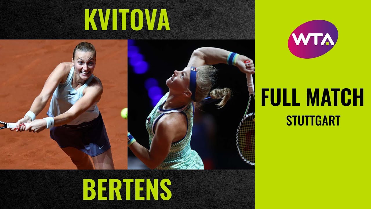 Petra Kvitova vs. Kiki Bertens | Full Match | 2019 Stuttgart Semifinal