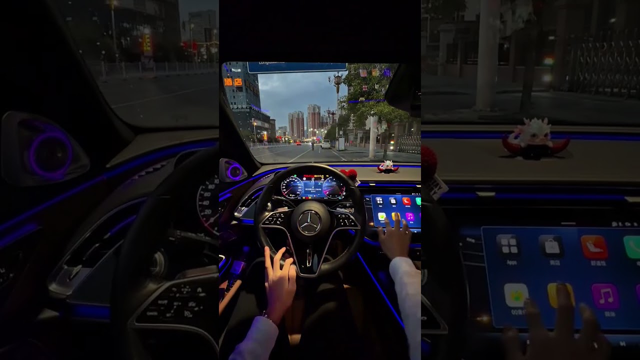 Echoes of Twilight 🌌 Immersive Drive 🚘 #mercedesbenz #viralvideo #trending #shorts #enjoy #driving