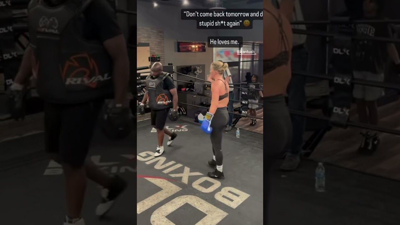 Mikaela Mayer getting sharper💪🏻🔪#boxing #explore #women_respect_video