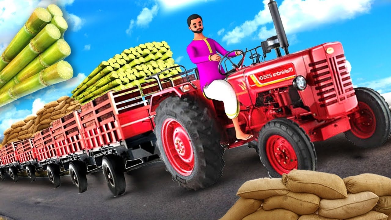 লোভী লম্বা ট্র্যাক্টর চালক - Greedy Long Tractor Driver 3D Animated Bangla Moral Stories | MaaMaaTV