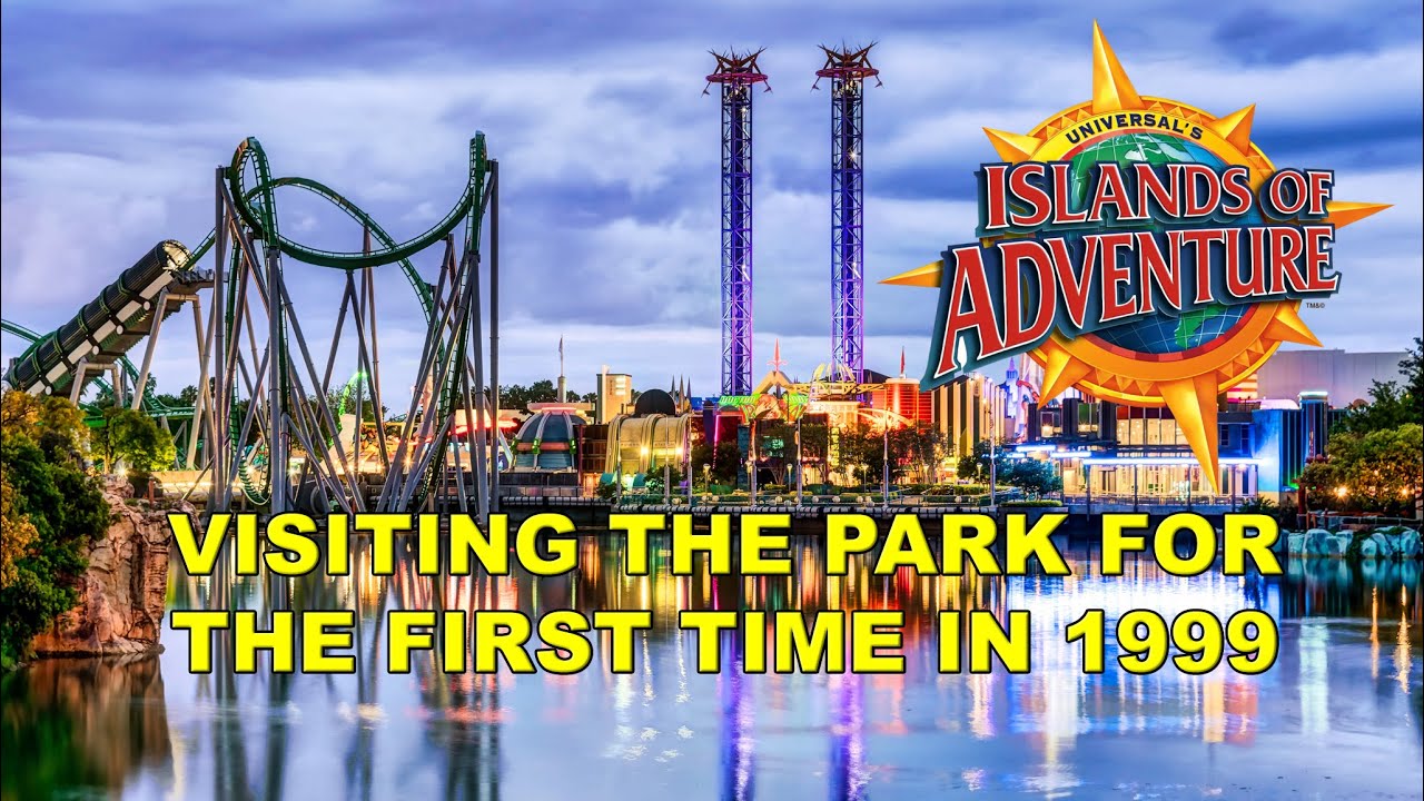 Restored 1999 VHS Home Video: Visiting Islands Of Adventure For The First Time!