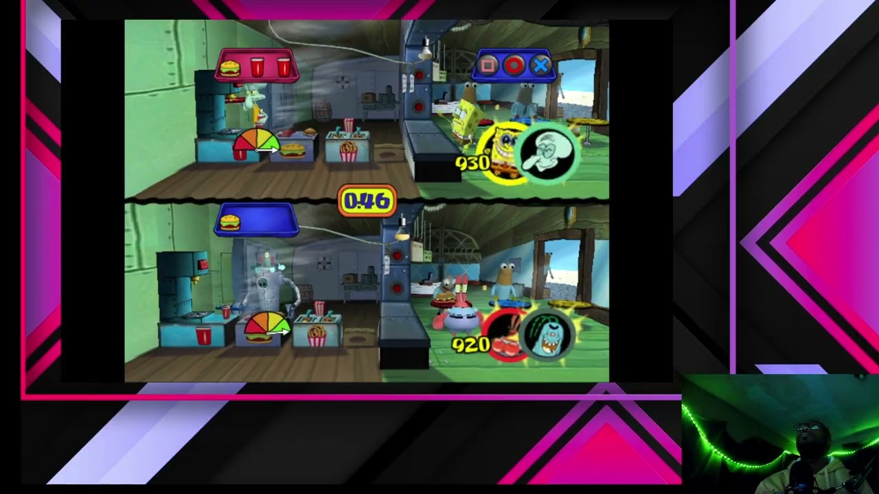 wolfy play spongebob squarepants lights camera pants part 1