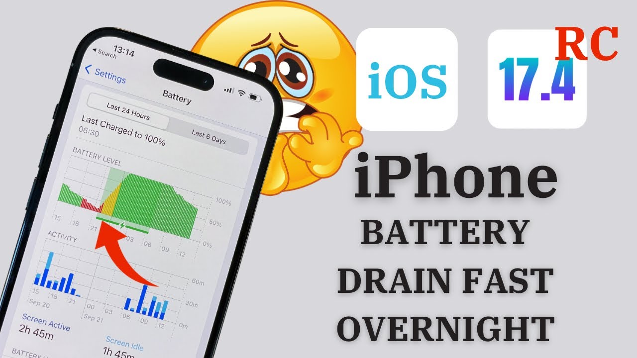 How To iPhone Battery Draining Fast Overnight After iOS 17.4 RC Update