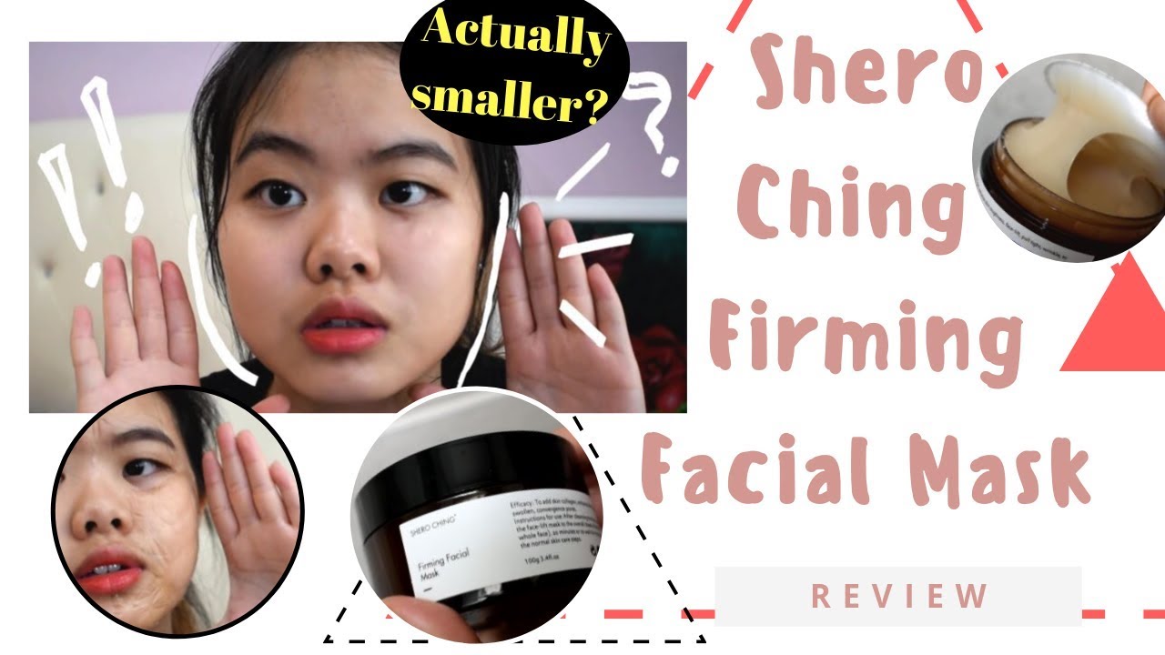 shero ching 瘦脸面膜有效吗 Shero Ching Firming Facial Mask Review || April Tan